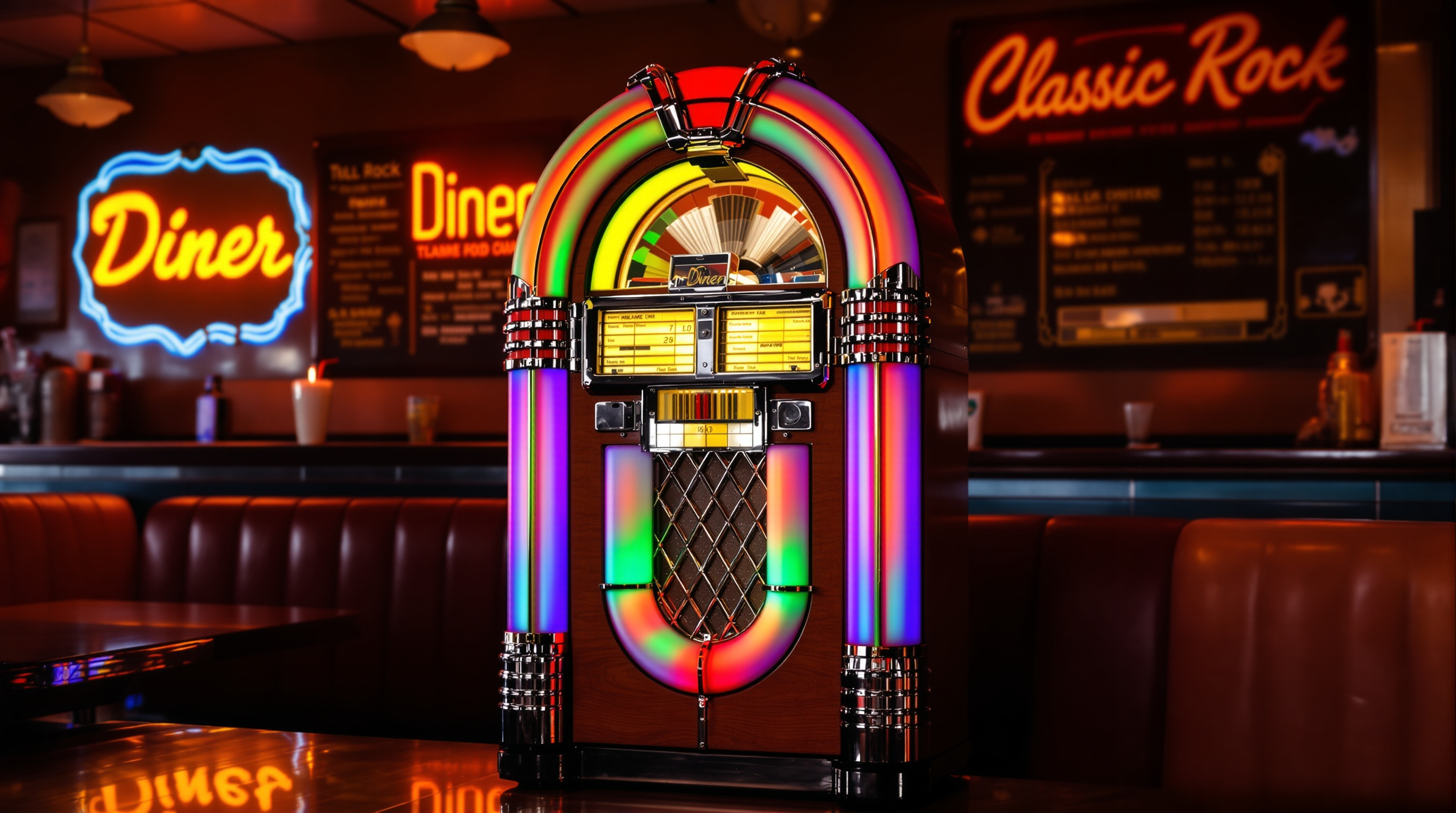 Vintage jukebox representing the 1960s music era of Dale and Grace